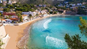 Moraira beaches and coves